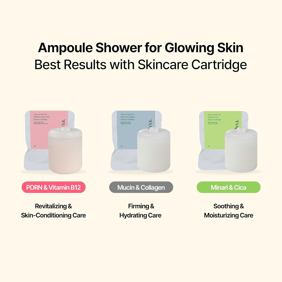 Glow On and On Shower Cartridge - Vitamin Ampoule