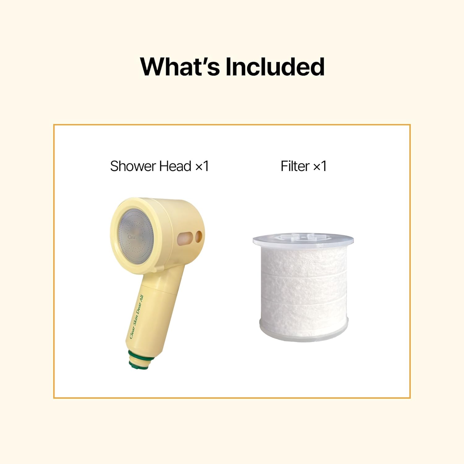 Glow On and On Shower Head