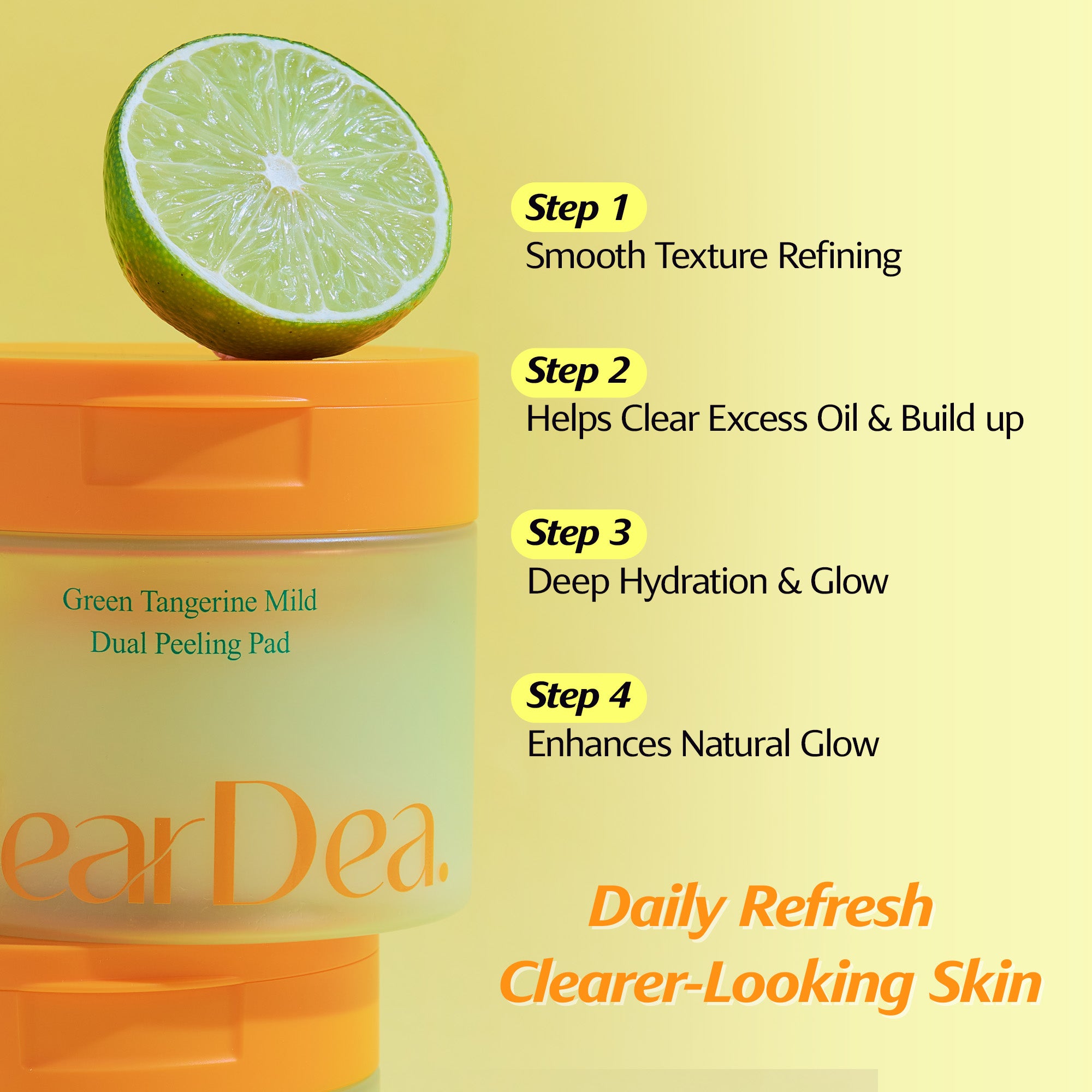 Green Tangerine Mild Dual Peeling Pad