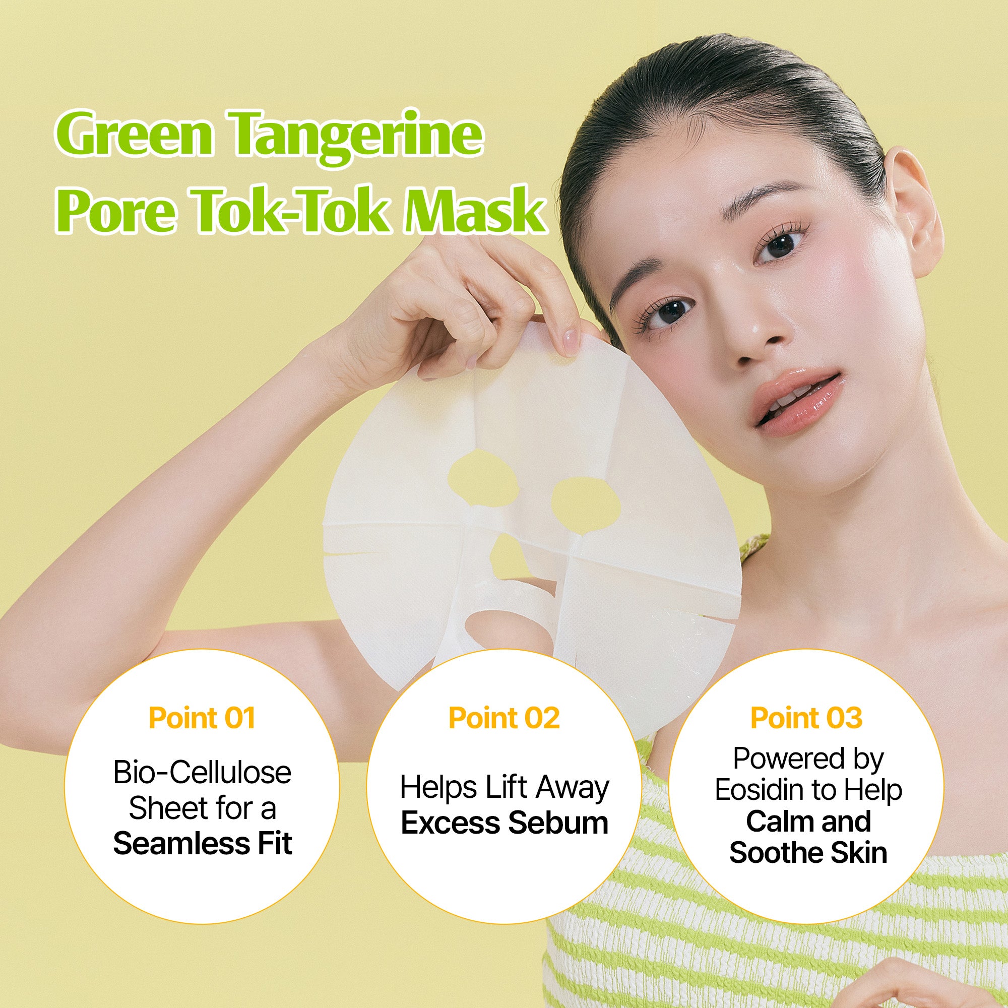 Green Tangerine Pore Tok-Tok Mask