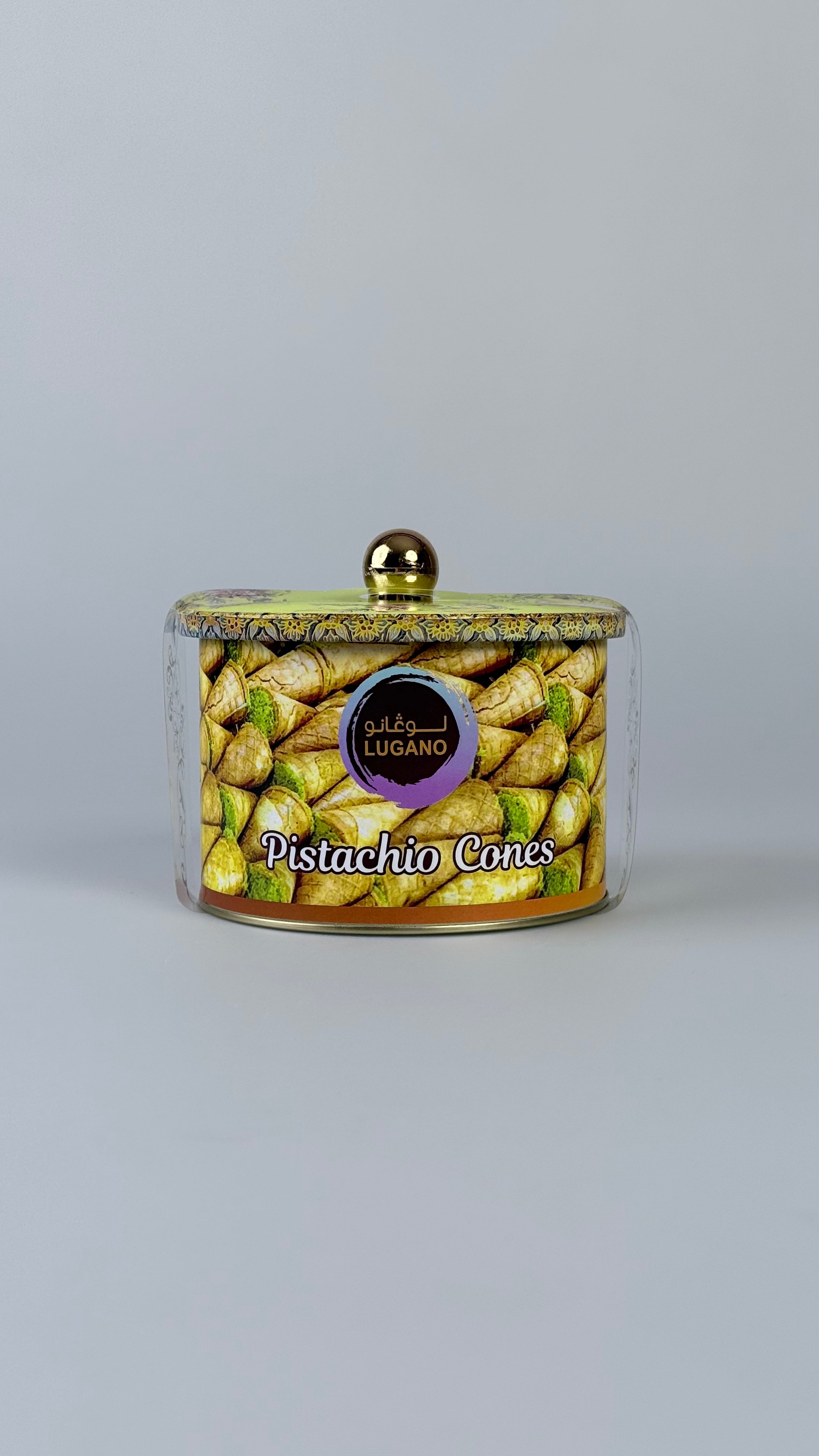 Lugano Pistachio Cones