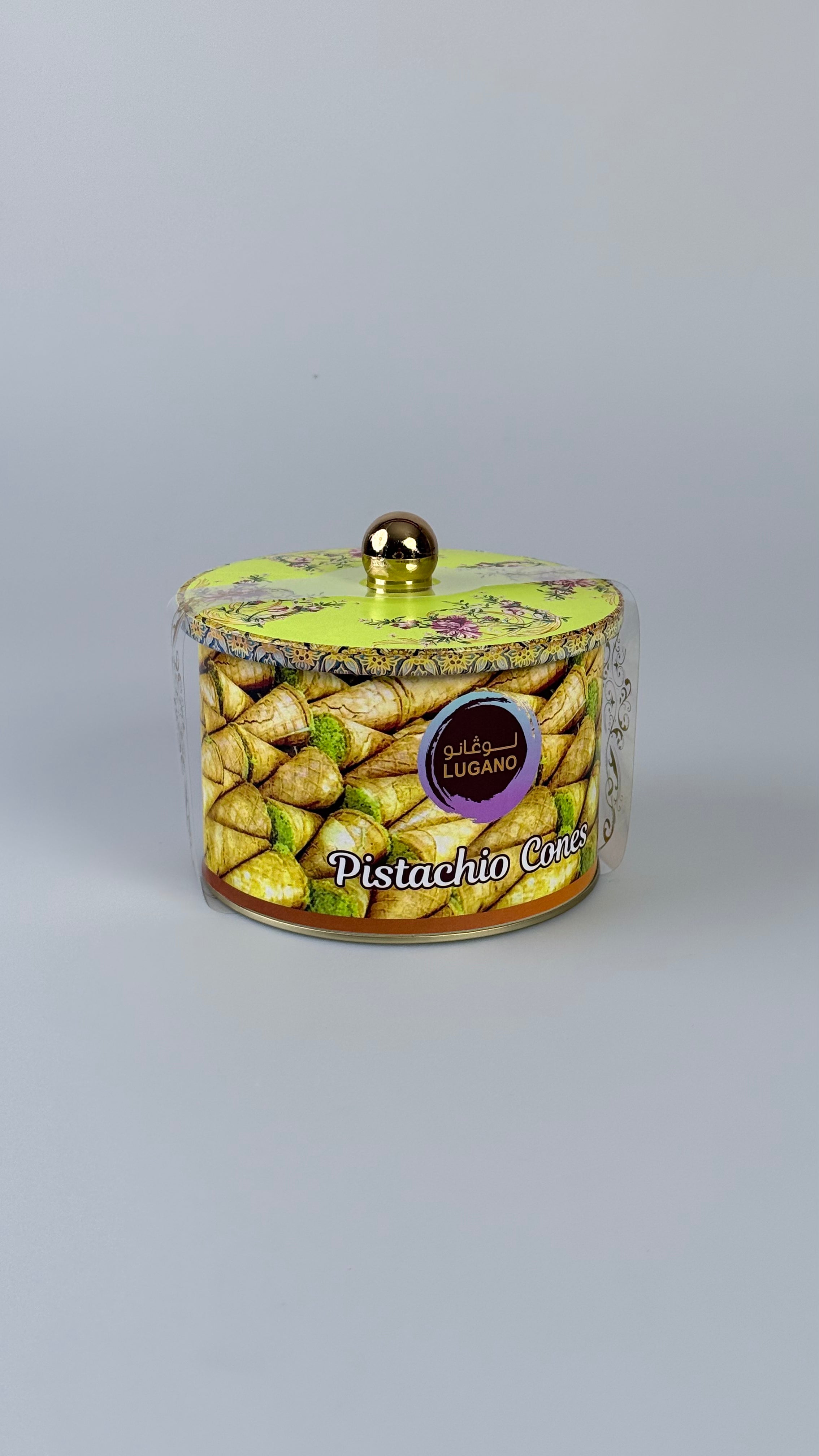 Lugano Pistachio Cones