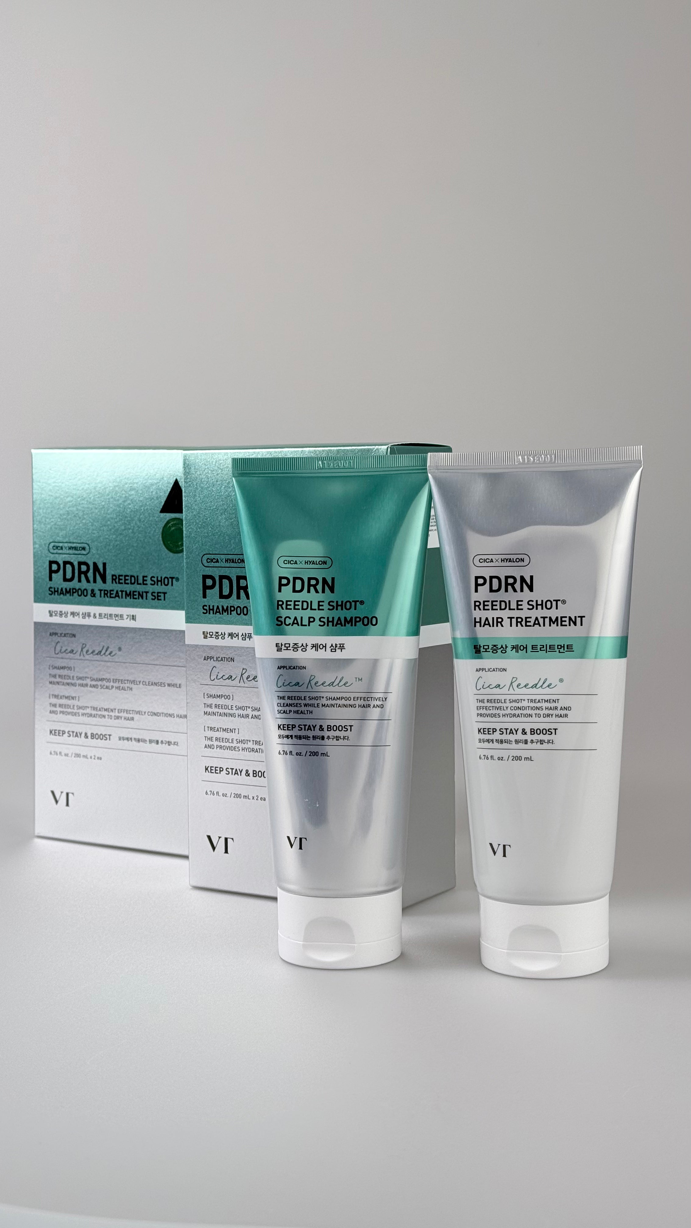 PDRN REEDLE SHOT SHAMPOO & TREATMENT SET