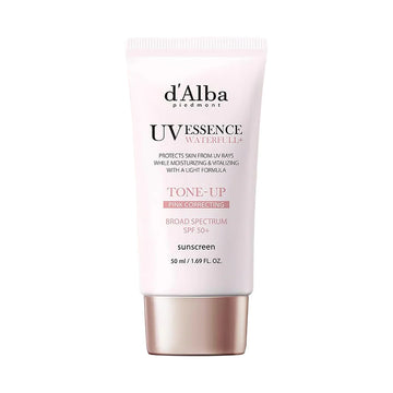 d'Alba UV Essence Waterfull+ Sun Cream - Pink Correcting