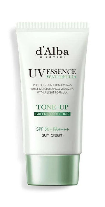 d'Alba UV Essence Waterfull+ Sun Cream - Green Correcting