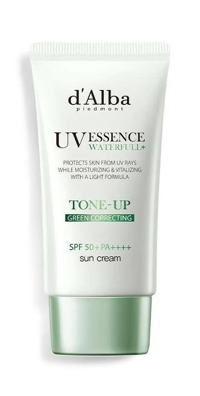 d'Alba UV Essence Waterfull+ Sun Cream - Green Correcting